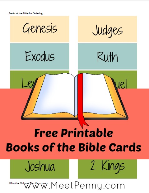 Free Printable Printable Books Of The Bible Cards